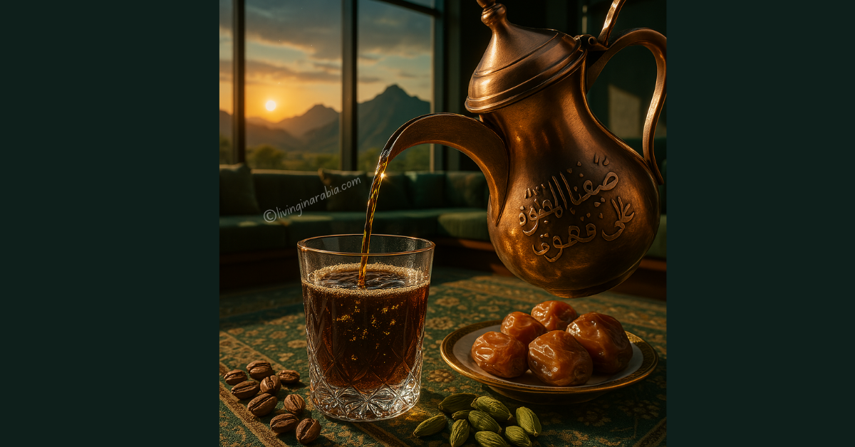 Gold-Infused Gahwa: Saudi Arabia’s Coffee Revolution 2025 | LivingInArabia.com
